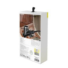 BASEUS Avtomobilski polnilnik Y-Type 2x USB + vtičnica za vžigalnik 3,4 A črn