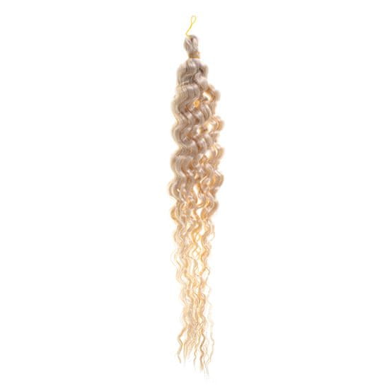 Ikonka Sintetični lasje za tkanje v afro kodre blond