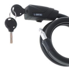 L-BRNO varnostna ključavnica za kolo z dolgo vijačnico 150cm