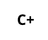 C+