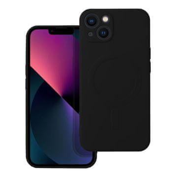shumee Silikonski ovitek Mag Safe Case za iPhone 13 črn