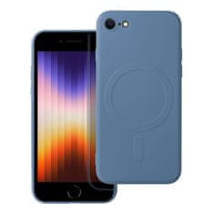 OEM SILICONE MAG COVER ovitek, združljiv z MagSafe za IPHONE 7 / 8 / SE 2020 / SE 2022, modra