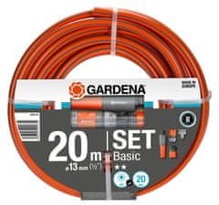 Gardena Basic cev 13 mm (1/2"), 20 m, s sistemskimi deli (18970-29)