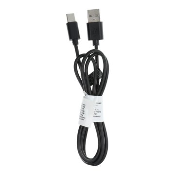 OEM USB kabel A na tip C 2.0 C366 (dolgi konektor 8 mm) 1 m črn