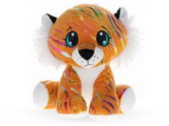 Tiger Star Sparkle plišasta oranžna 16 cm sedeča