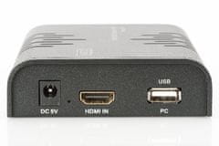 Digitus HDMI KVM podaljšek, 120 m, Full HD, 1080p po omrežnem kablu (Cat 5, 5E, 6)