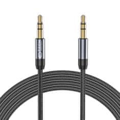 Tech-protect Ultraboost avdio kabel 3.5mm mini jack 1.5m, črna
