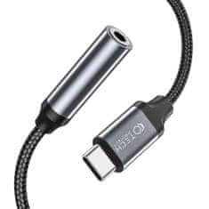 Tech-protect Ultraboost adapter USB-C / 3.5mm mini jack, črna