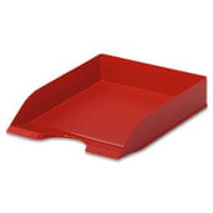 Durable Trajna osnovna pisarniška škatla za shranjevanje rdeča