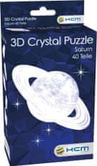 HCM Kinzel 3D kristalna sestavljanka Planet Saturn 40 kosov