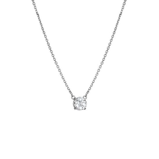Hot Diamonds Fina srebrna ogrlica s topazom in diamantom Tender DN167