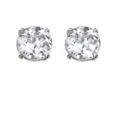 Hot Diamonds Fini srebrni uhani s topazom in diamanti Tender DE728