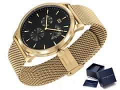 Tommy Hilfiger Moške analogne ure Atu zlata Universal