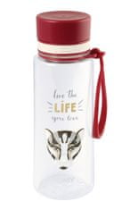 Domy Steklenička, BPA free, 0,6l, Live the life you love