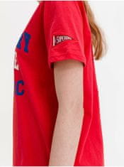 Superdry Ženska Cellgiate Athletic Union Majica Rdeča XS