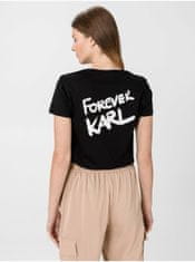 Karl Lagerfeld Ženska Forever Karl Majica Črna XS