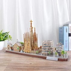 CubicFun Prostorska sestavljanka Cubic FUN 3D City Line Barcelona MC256H 186 kosov