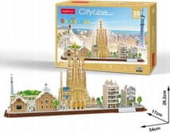 CubicFun Prostorska sestavljanka Cubic FUN 3D City Line Barcelona MC256H 186 kosov
