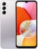 Samsung Galaxy A14 mobilni telefon, LTE, 4 GB/128 GB, srebrn (SM-A145RZSVEUE)