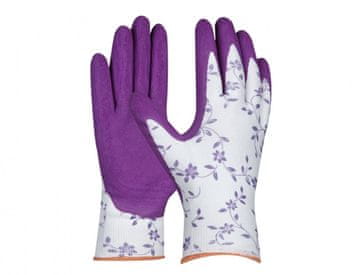 GEBOL FLOWER LILA delovne rokavice velikosti 8