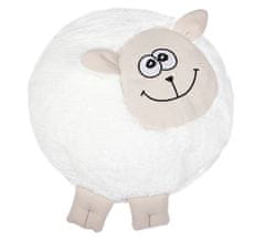 Oblikovana blazina ovca bela - premer 40 cm - Ovca