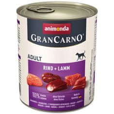 Animonda Konzerva Gran Carno hovězí + jehně 800 g