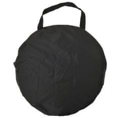 Vidaxl Nogometni gol z mrežo in tarčo 120x80x80 cm poliester