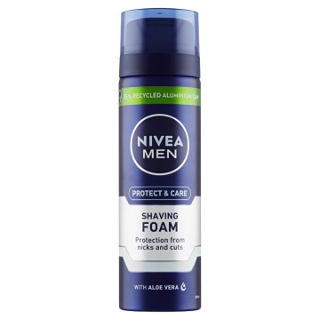 Nivea Pena za britje Protect & Care 200 ml