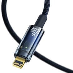 BASEUS Explorer Series kabel USB-C Iphone Lightning 20W 1m modri