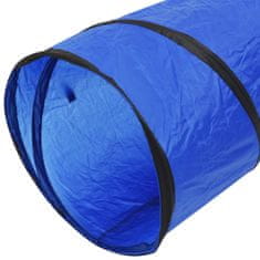 Vidaxl Tunel za pse moder Ø 55x500 cm poliester