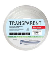 Vrtna cev TRANSPARENTNA 1 25 m bela