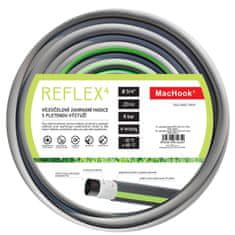 Vrtna cev REFLEX4 3/4 20 m sivo-zelena
