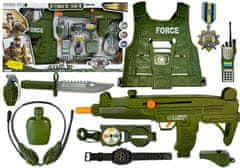 Lean-toys Vojaški igralni set za otroke