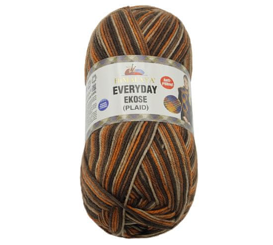 Himalaya EVERYDAY EKOSE - 200g / 330 m - rjava, oranžna