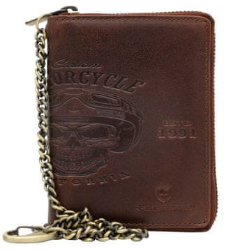 Peterson Moška denarnica Iraimrial temno rjava