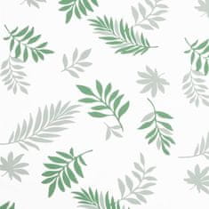 Vidaxl Blazina za stol 2 kosa vzorec z listi 50x50x7 cm blago