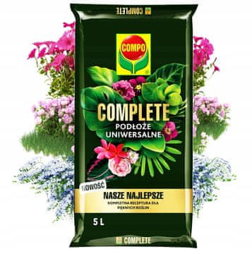 COMPO Univerzalna vrtna zemlja z gnojilom 5l