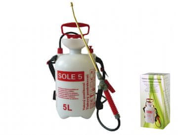 Razpršilnik SOLE Tlačna roka Medeninasta razpršilna kopja 36cm 5l