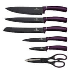 Berlingerhaus Komplet nožev v stojalu 7 kosov Purple Eclipse Collection BH-2584