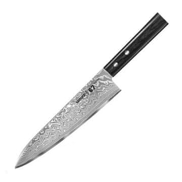 shumee Samura Damascus 67 VG10 Kuharski nož - Damaščansko jeklo - 208 mm
