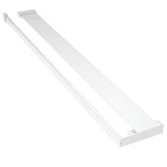 Vidaxl Pregrada za tuš s polico krom 90x195 cm ESG steklo in aluminij