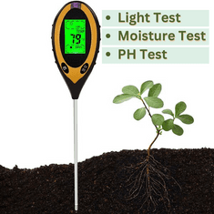 Sofistar 4v1 Tester zemlje (merilec osvetlitve, PH vrednosti, vlažnosti in temperature zemlje)