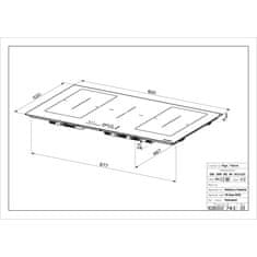 Faber FCH95 BK KL indukcijska kuhalna plošča