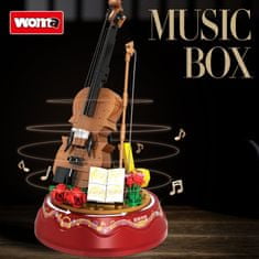 WOMA Glasbeni vrtiljak - Violina, 217 kosov