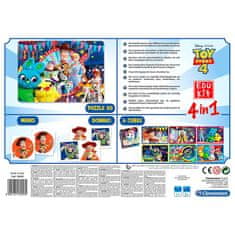 Educa Disney Toy Story 4 Edukit sestavljanke in igre 4v1, +3