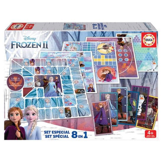 Educa Disney Frozen 2 set, 8v1 družabna igra 4+ | mimovrste=)
