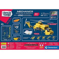 Clementoni Rescue Helicopter Mechanical Laboratory, 8+