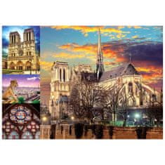 Clementoni Notre Dame Collage puzzle 1000 kosov