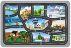 Nickelodeon Podloga iz filca Nickelodeon, Paw Patrol, Journey through the country, 100x150cm
