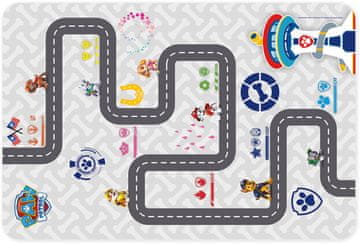 Nickelodeon Podloga iz lateksa Nickelodeon, Paw Patrol, Grey Path, 100x150 cm